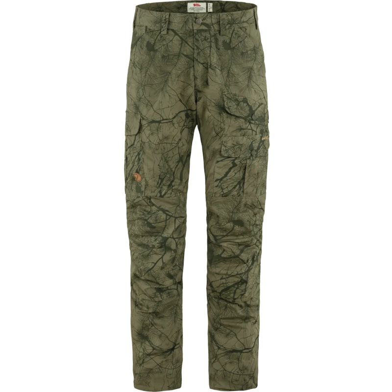 Fjällräven Barents Pro Hydratic Trs M Green Camo-Deep Forest Men's férfi Nadrág F90228-626-662