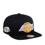 Mitchell & Ness NBA Los Angeles Lakers Top Spot Snapback Hwc Lakers Cap HHSS2976-LALYYPPPBLCK Baseball sapka