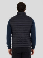 Fundango Flint Padded Vest fekete férfi mellény