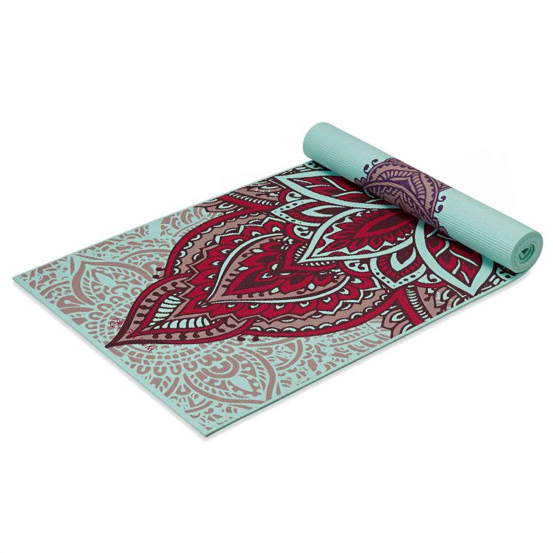 Gaiam Ara Rouge Double-Sided Yoga Mat 6 mm Edzőfelszerelés 63368