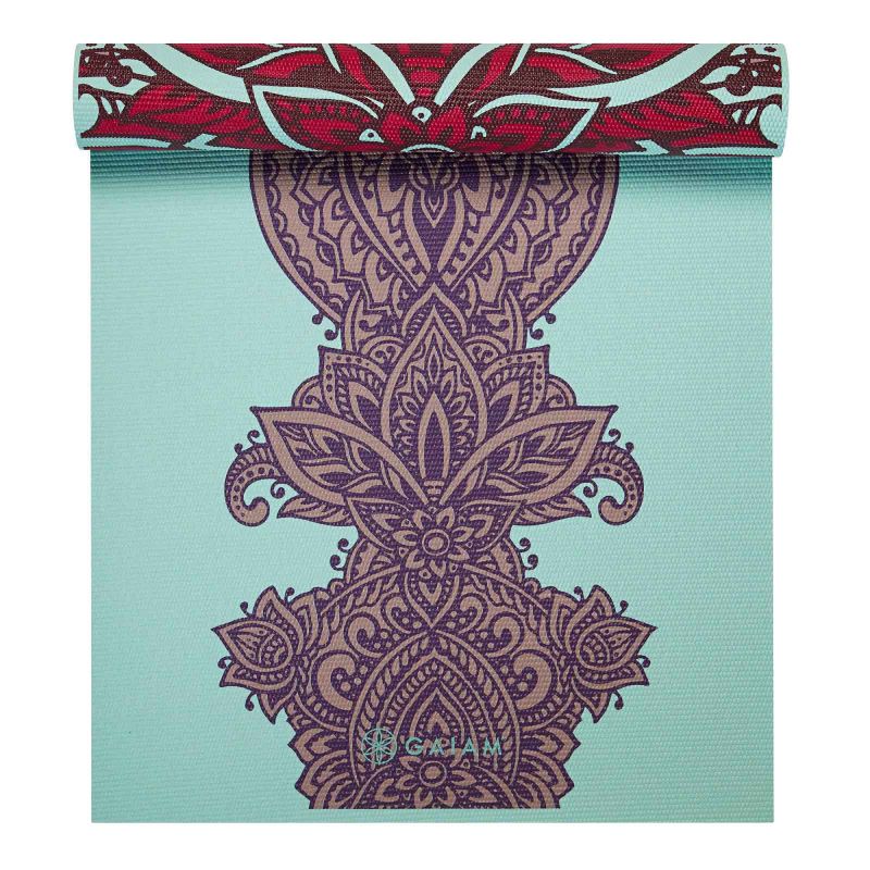 Gaiam Ara Rouge Double-Sided Yoga Mat 6 mm Edzőfelszerelés 63368