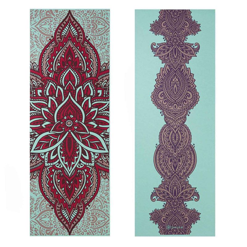Gaiam Ara Rouge Double-Sided Yoga Mat 6 mm Edzőfelszerelés 63368