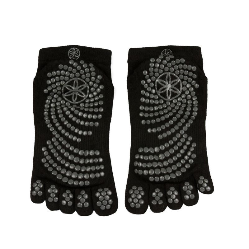 Gaiam black anti-slip socks S / M 52223 - Sportmania.hu