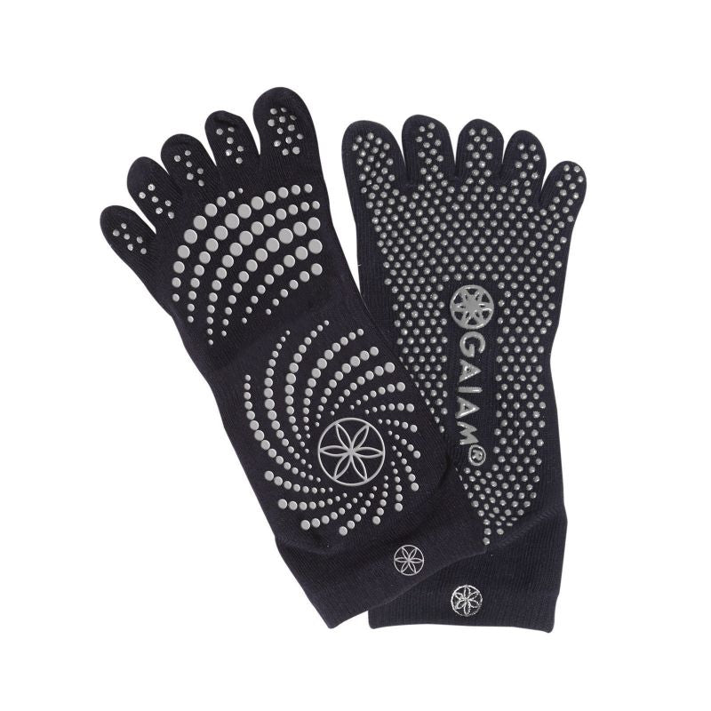 Gaiam black anti-slip socks S / M 52223 - Sportmania.hu