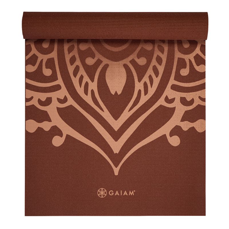 Go Jogi Gaiam Intense Rust Sundial Layers 5mm mat jóga matrac 65738