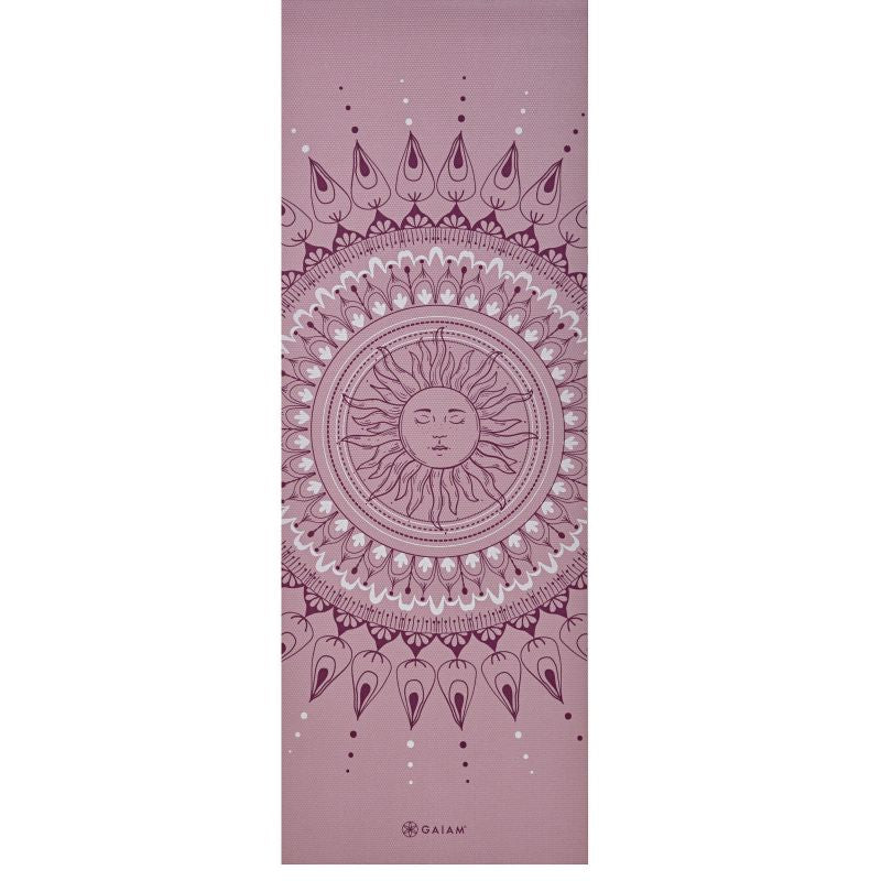 Gaiam Here &amp; Now Dusty Rose Yoga Mat 4mm 65272 - Sportmania.hu