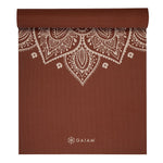 Gaiam Intense Rust Sundial Flower Yoga Mat 5mm Edzőfelszerelés 65733