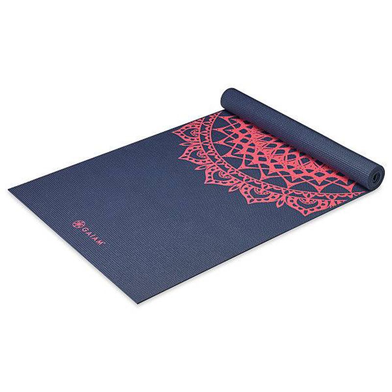 Gaiam Pink Marrakesh Yoga Mat 4 MM Edzőfelszerelés 62429
