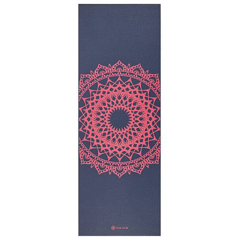 Gaiam Pink Marrakesh Yoga Mat 4 MM Edzőfelszerelés 62429