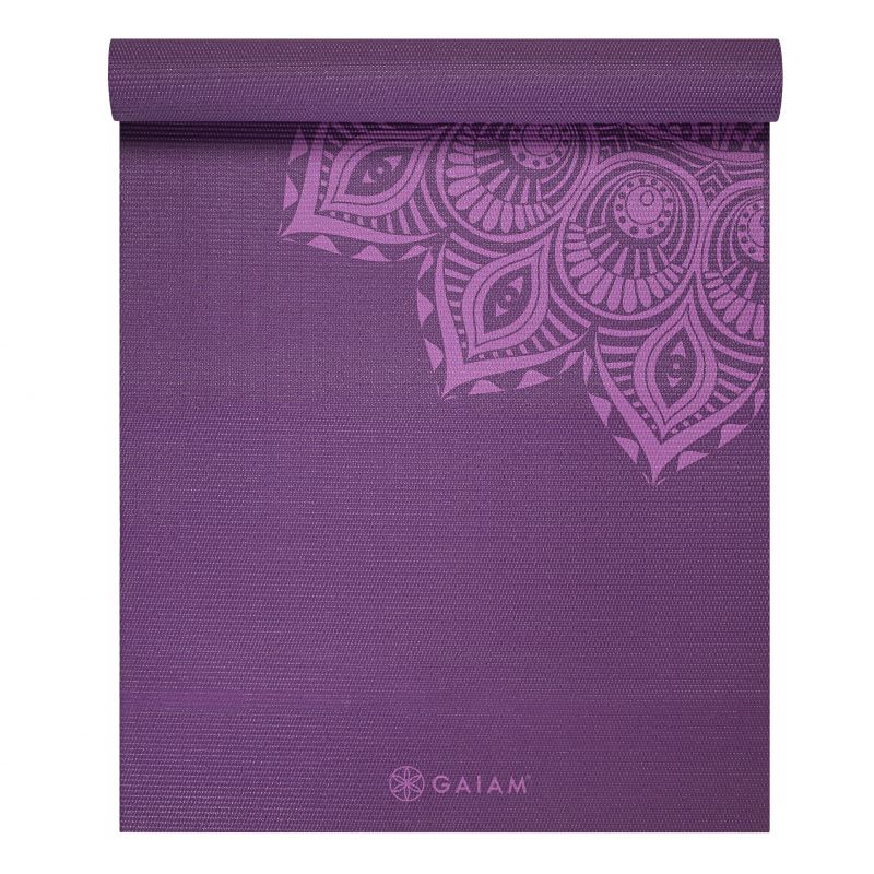 Gaiam Purple Mandala yoga mat 6mm Edzőfelszerelés 62202