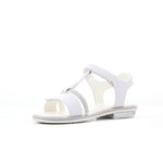 Geox Giglio Jr J82E2B 000BC C1000 Sandals fehér utcai cipő, gyerek Szandál