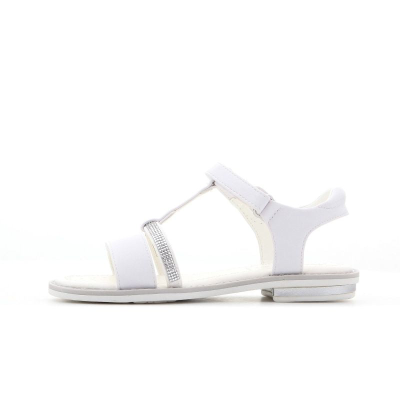 Geox Giglio Jr J82E2B 000BC C1000 Sandals fehér utcai cipő, gyerek Szandál