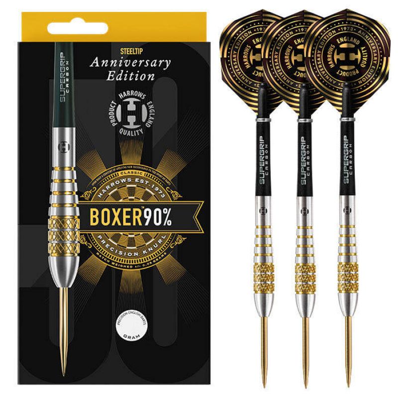 Harrows Boxer Bomb 90% 50th Anniversary Edition Steeltip Darts - Sportmania.hu