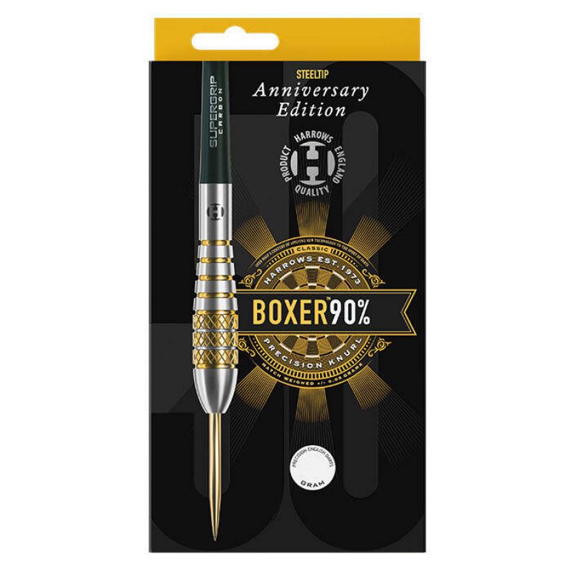 Harrows Boxer Bomb 90% 50th Anniversary Edition Steeltip Darts - Sportmania.hu