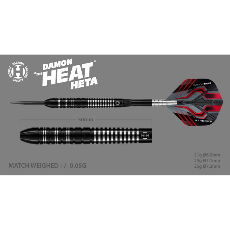 Harrows Damon Heta 90% Steeltip Darts Hs-tnk-000016452 - Sportmania.hu