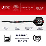 Harrows Darts 90% Softip HeavyMetal/RyanSearleSeries390%