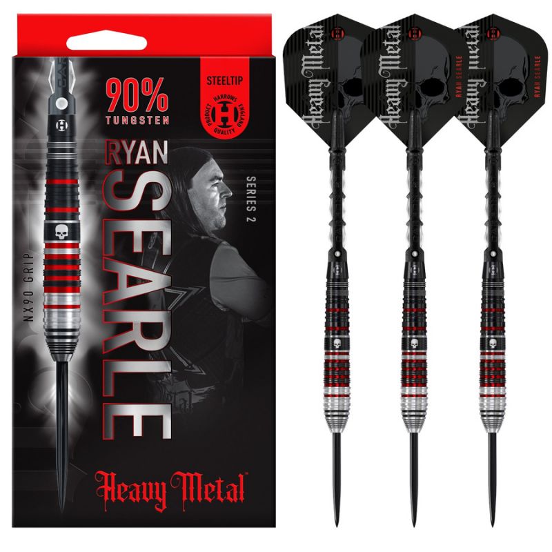 Harrows Heavy Metal Ryan Searle 2 90% Steeltip Darts - Sportmania.hu