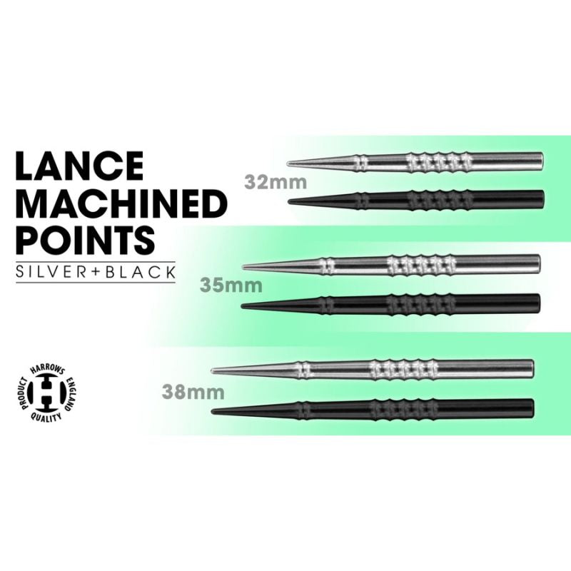 Harrows Lance Machined Steeltip Dart Points Hs-tnk-000016669 - Sportmania.hu