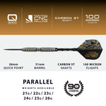 Harrows Opus 90% steeltip darts OpusQP