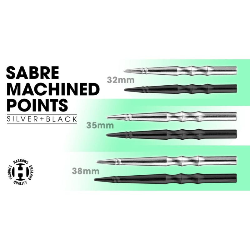 Harrows Saber Machined Steeltip Dart Points Hs-tnk-000016673 - Sportmania.hu