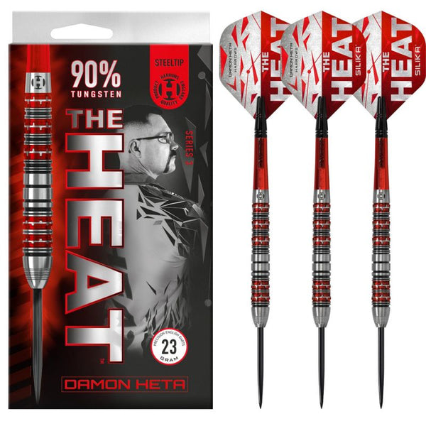 Harrows the Heat Damon Heta 3 90% Steeltip Darts - Sportmania.hu