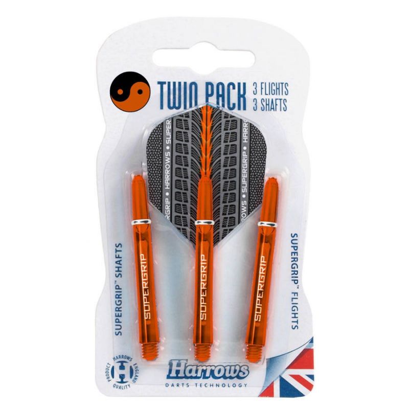 Harrows Twin Pack Supergrip Shafts + Supergrip Flights Hs-tnk-000013684 - Sportmania.hu