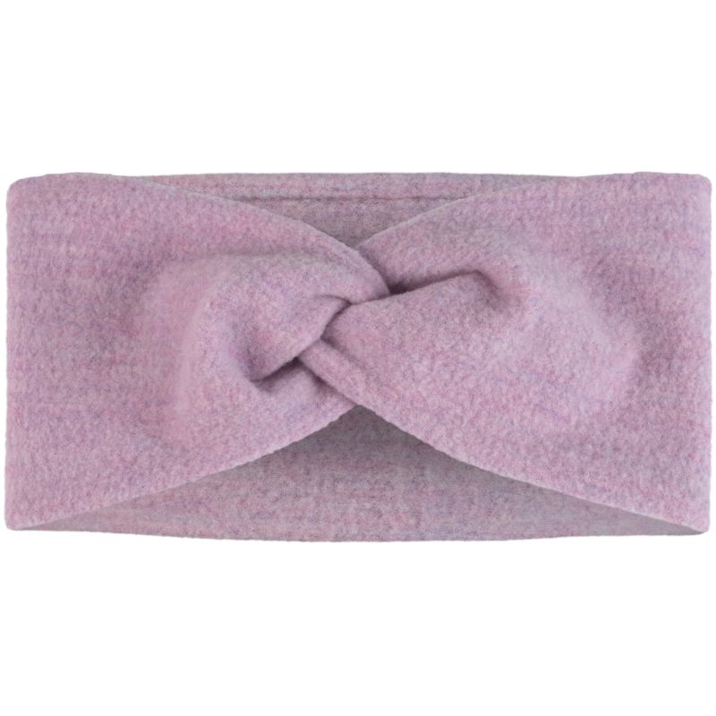 head Buff Merino Fleece Headband Solid Lilac Sand polár pulóver