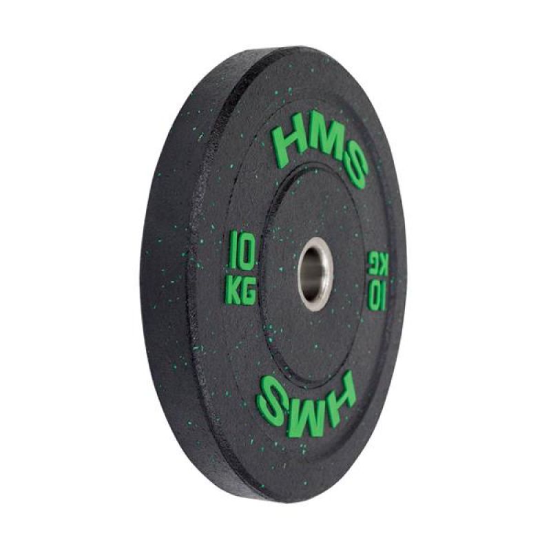 HMS BUMPER GREEN Olympic Plate 10 kg fekete 17-61-026