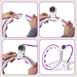 HMS HHM17 HULA HOP WHITE/VIOLET WITH MAGNETS AND WEIGHT + COUNTER fehér 17-44-588