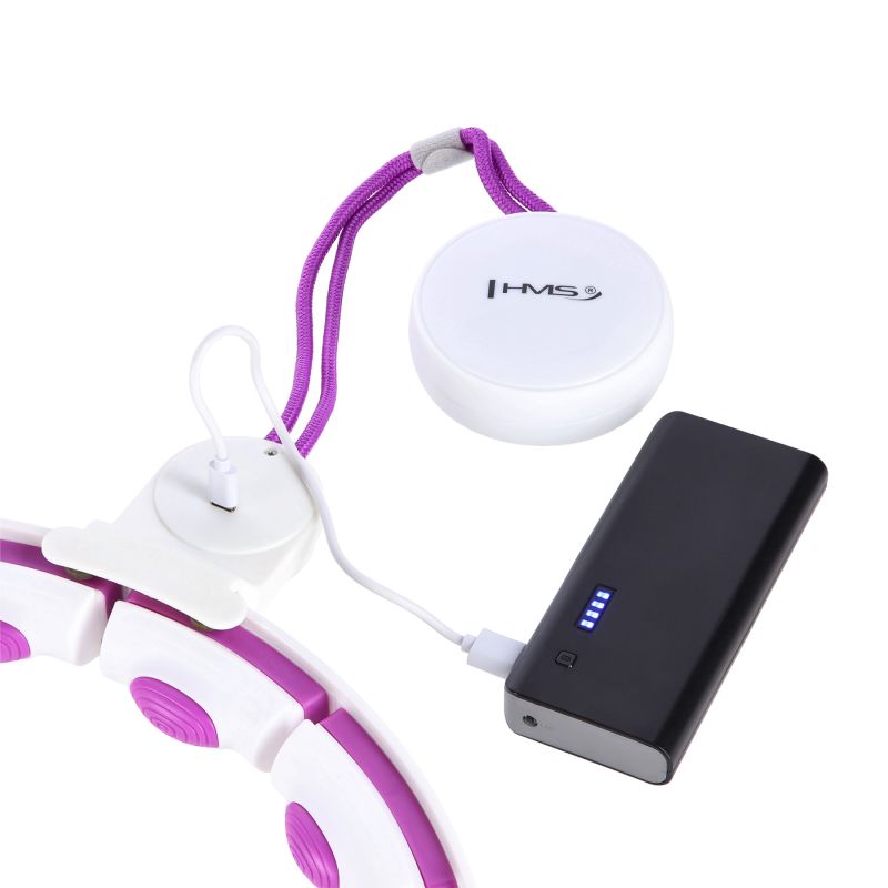 HMS HHM17 HULA HOP WHITE/VIOLET WITH MAGNETS AND WEIGHT + COUNTER fehér 17-44-588