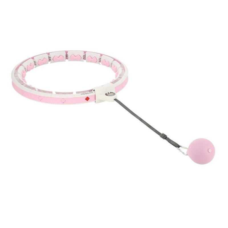HMS HHW06 hula hoop with studs, weight and counter, pink rózsaszín 17-44-561