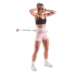 HMS HHW06 hula hoop with studs, weight and counter, pink rózsaszín 17-44-561