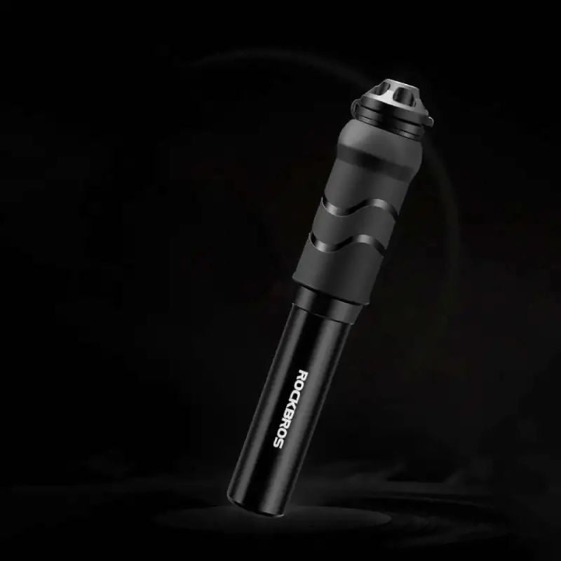 HP Rockbros Mini Hand Bicycle Pump with Presta & Schrader Hose - Black fekete pumpa 304004-203534