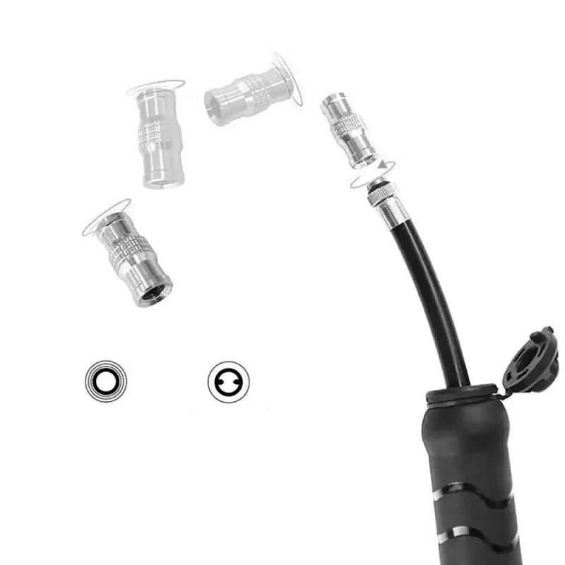 HP Rockbros Mini Hand Bicycle Pump with Presta & Schrader Hose - Black fekete pumpa 304004-203534