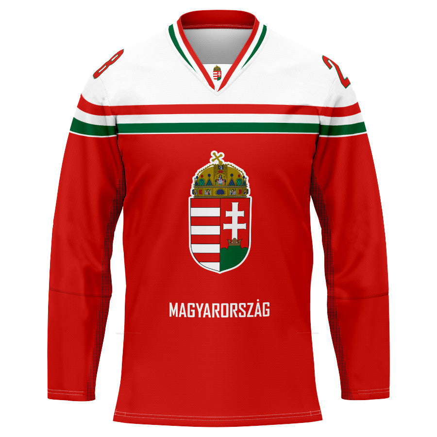 Hungary hosszú ujjú szurkolói Replika mez 2016, piros - Sportmania.hu