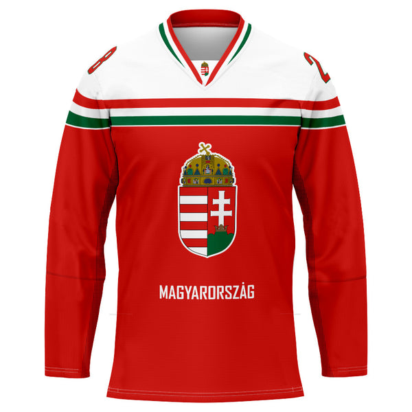 Hungary hosszú ujjú szurkolói Replika mez 2016, piros - Sportmania.hu