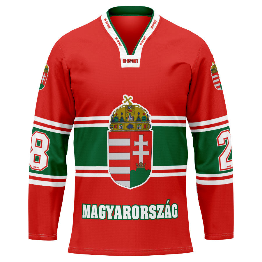 Hungary hosszú ujjú szurkolói Replika mez 2017, piros - Sportmania.hu