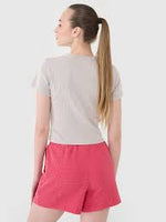 4f Women's casual waffle knit shorts 4FRSS25TSHOF699-54S Short