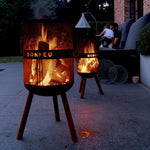 Inny Bonfeu garden fire pit Bonves 45 basket black fekete unisex póló 4502