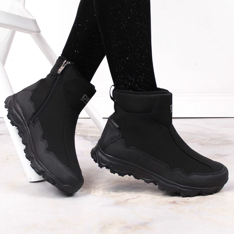 Inny DK Jr Waterproof Insulated Snow Boots, Black Cipő, gyerek DK58A
