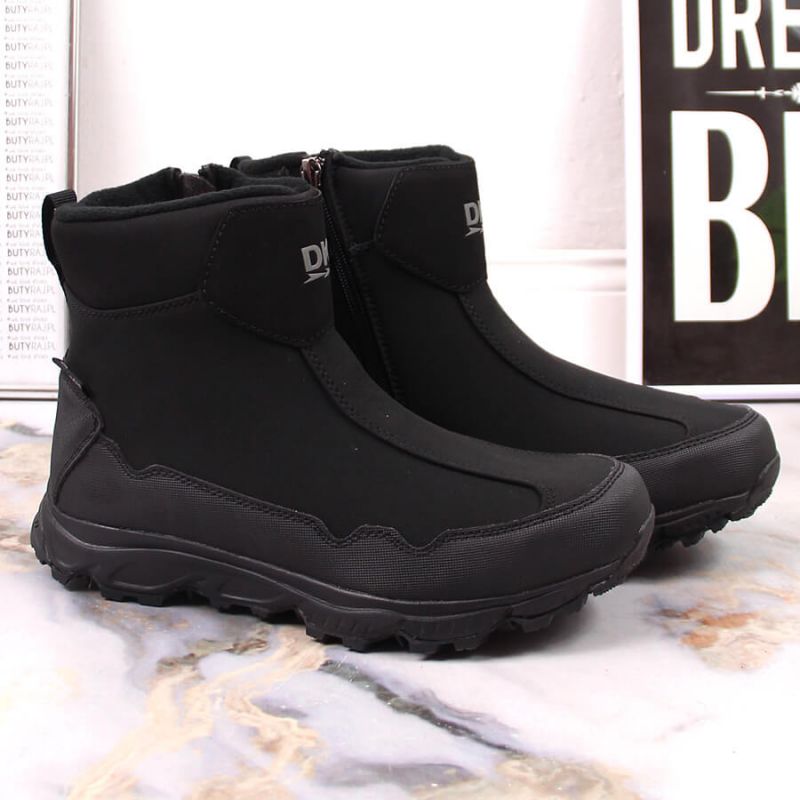 Inny DK Jr Waterproof Insulated Snow Boots, Black Cipő, gyerek DK58A