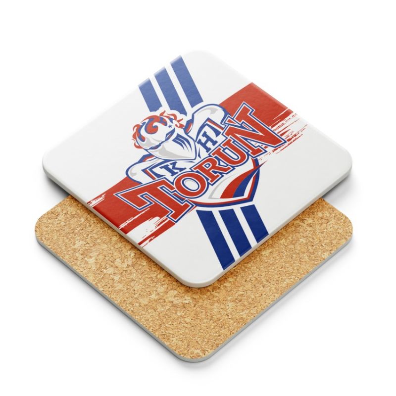 Inny Fan mug with coaster KHT Toruń Kiegészítő piros SREBKHT-KUBP
