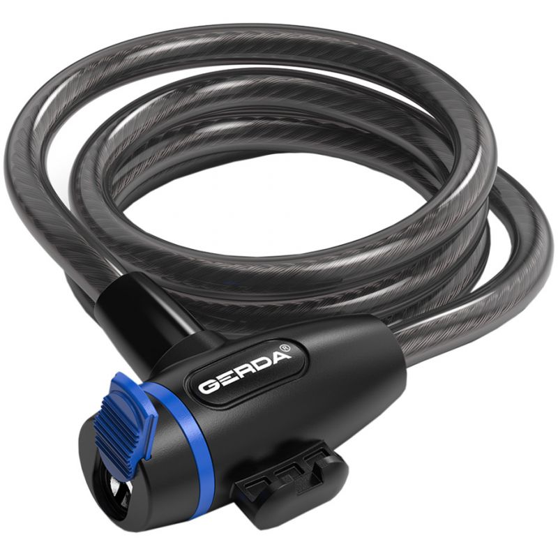 Inny Gerda bike lock, cable, round body, key cover Flex 1200/10S