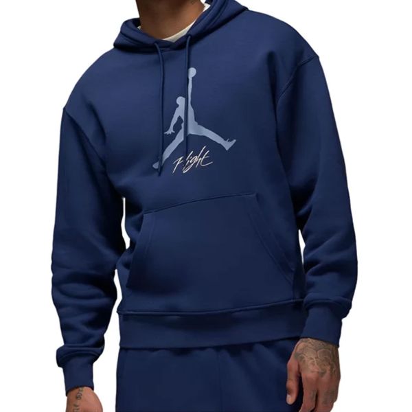 Jordan Essentials Fleece kék férfi pulóver