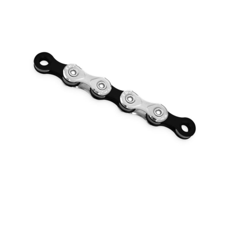 KMC Chain X10 122 Links Silver Black Box fekete kerékpár alkatrész