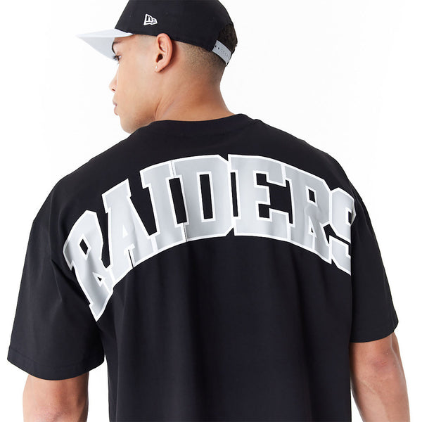 New Era Las Vegas Raiders NFL Drop Shoulder Black Oversized póló