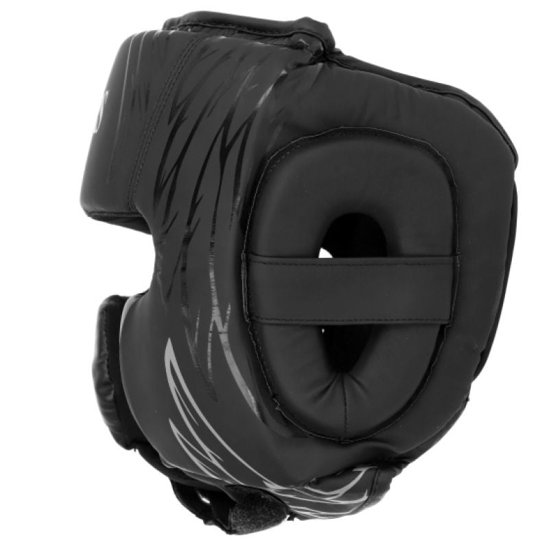MASTERS FIGHT EQUIPMENT KSTOP-BLACK-EAGLE boxing sparring helmet fekete védőfelszerelés 021121-01M