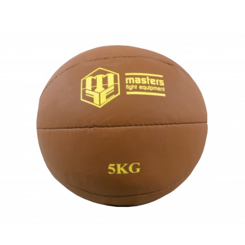 MASTERS FIGHT EQUIPMENT MASTERS PL-BROWN 5 kg Medicine barna labda 145569-5KG