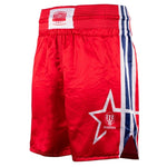 MASTERS FIGHT EQUIPMENT MASTERS SUPERSTAR boxing piros rövidnadrág 04006-S02-M