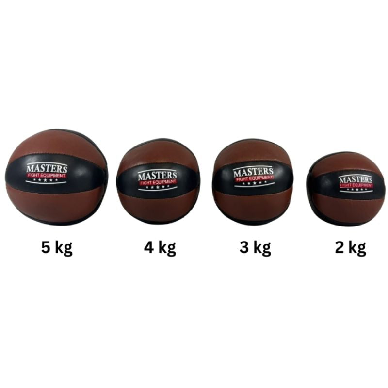 MASTERS FIGHT EQUIPMENT Natural Leather Medicine MASTERS PL-NATURAL 5 kg labda 14559-NAT-2KG